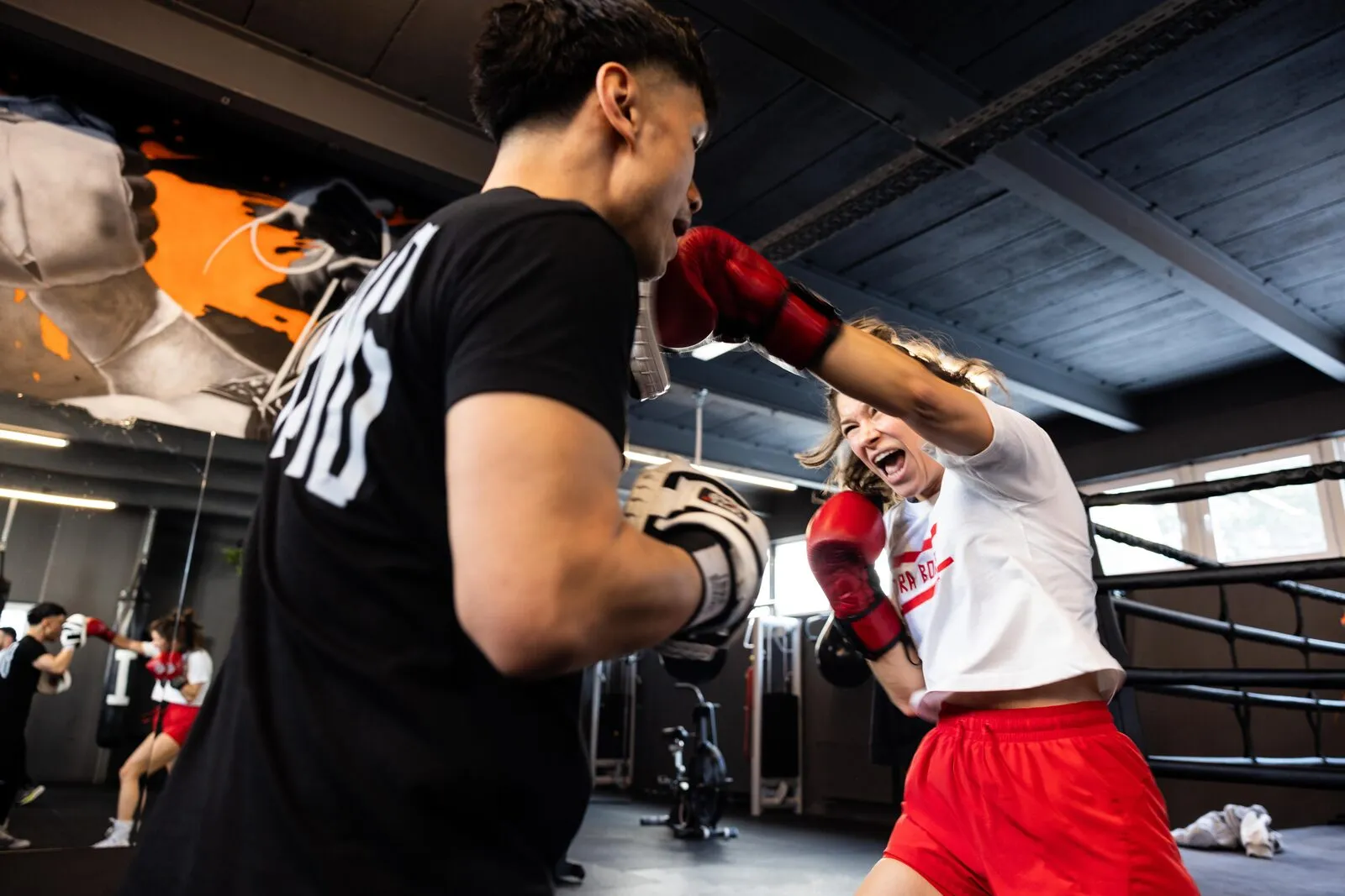 Kicktraining an den Pratzen